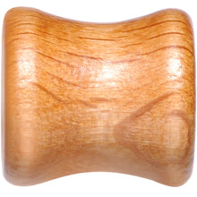 Organic Beechwood Geometric Panda Saddle Plug Set 0G to 25mm