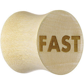 Fast Saddle Plug in Organic Crocodile Wood
