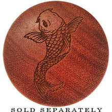 Organic Sawo Wood Koi Fish Saddle Plug