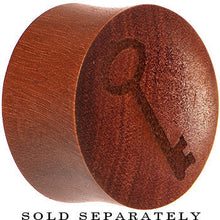 Organic Sawo Wood Antique Key Saddle Plug