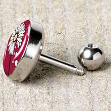 16G 1/4 Love Me Not Flower Tragus Cartilage Earring by Onyx O