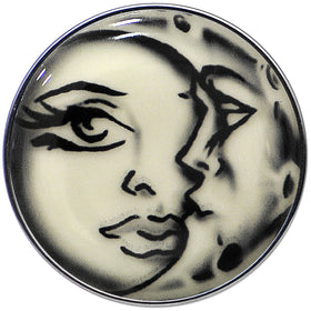 16G Celestial Sun Moon Glow in the Dark Tragus Cartilage Earring