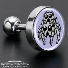 Leaping Leapfrog Spiders Tragus Cartilage Earring by Onyx O