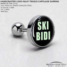 16G 1/4 SKIBIDI Cartilage Tragus Earring by Onyx O