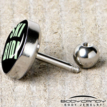16G 1/4 SKIBIDI Cartilage Tragus Earring by Onyx O