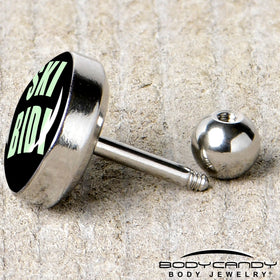 16G 1/4 SKIBIDI Cartilage Tragus Earring by Onyx O