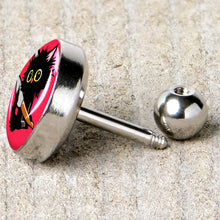 16G 1/4 Stabby Cat Tragus Cartilage Earring by Onyx O