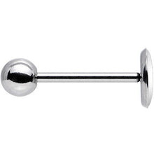 Custom Glow in the Dark Logo Stainless Steel Barbell Tongue Ring