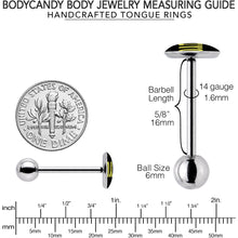G.O.A.T. Barbell Tongue Ring by Onyx O