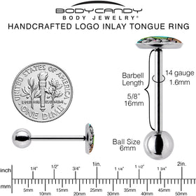 Cute Biting Baby Hippo Barbell Tongue Ring