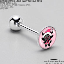 Krampus Cutie Holiday Barbell Tongue Ring by Onyx O