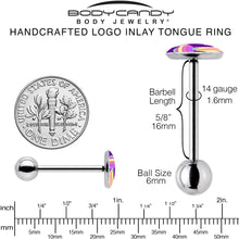 Style Space Invasion Barbell Tongue Ring by Onyx O