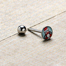 Snowfall Holiday Penguin Barbell Tongue Ring by Onyx O