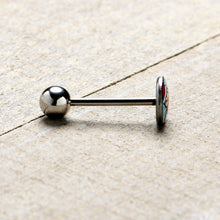 Snowfall Holiday Penguin Barbell Tongue Ring by Onyx O