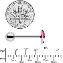 Pink Ducky Barbell Tongue Ring by Onyx O