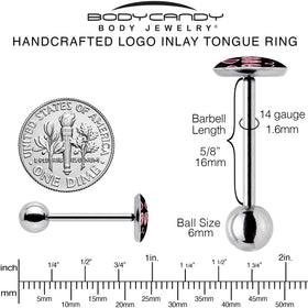 RAWR Kittly Cat Barbell Tongue Ring by Onyx O