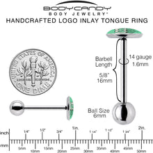 RIZZ Barbell Tongue Ring by Onyx O