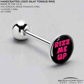 RIZZ ME UP Barbell Tongue Ring by Onyx O