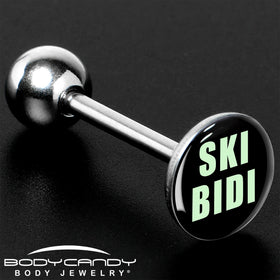 SKIBIDI Barbell Tongue Ring by Onyx O