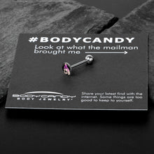 Burning Skull Candle Barbell Tongue Ring by Onyx O