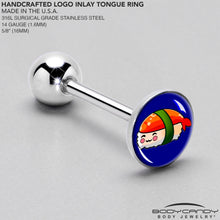 Sushi Barbell Tongue Ring by Onyx O