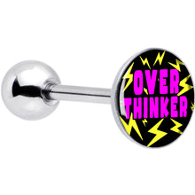 Over Thinker Impact Barbell Tongue Ring by Onyx O