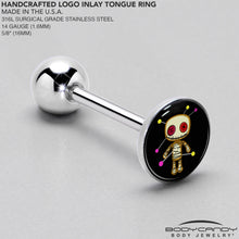 Voodoo Doll Barbell Tongue Ring by Onyx O