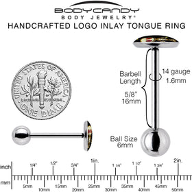 Voodoo Doll Barbell Tongue Ring by Onyx O