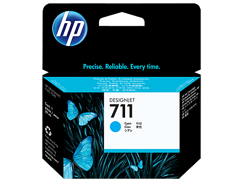 New, Pre-Owned - HP 711 29-ml (CZ130A) Cyan DesignJet Ink Cartridge