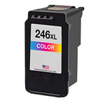 U.S. Remanufactured for Canon CL-246XL Color High Yield Ink Cartridges