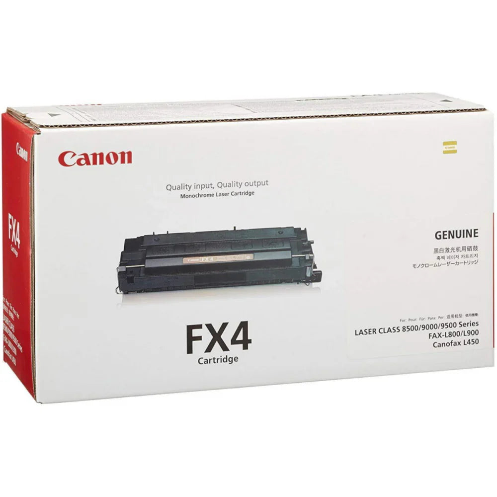 New, Pre-Owned - Canon FX-4 Black Toner Cartridge, 1558A002AA