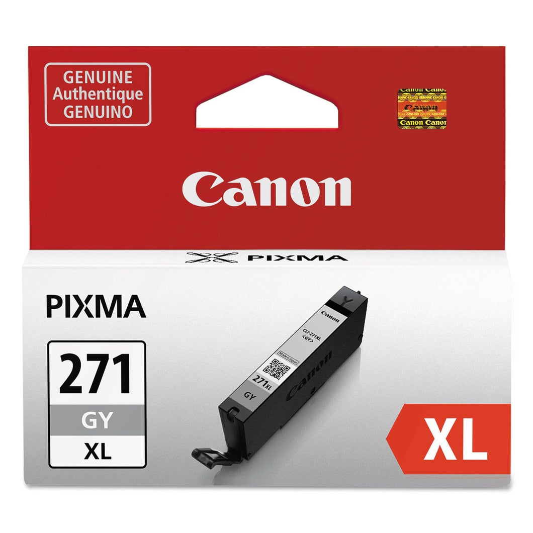 New, Pre-Owned -  CLI-271XL High Yield Gray Inkjet Cartridge, 0340C001