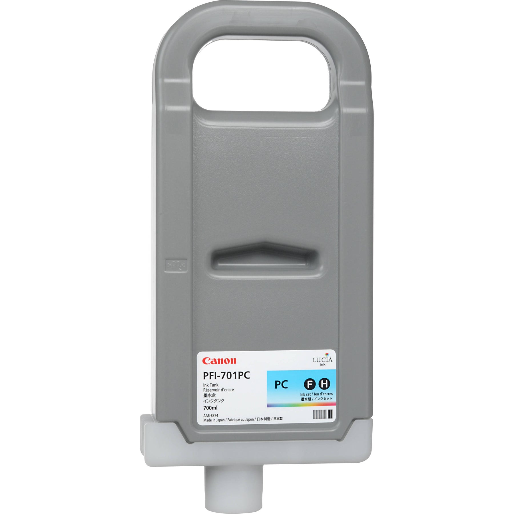 New, Pre-Owned - Canon PFI-701 Photo Cyan Standard Yield Ink Cartridge (0904B001AA)