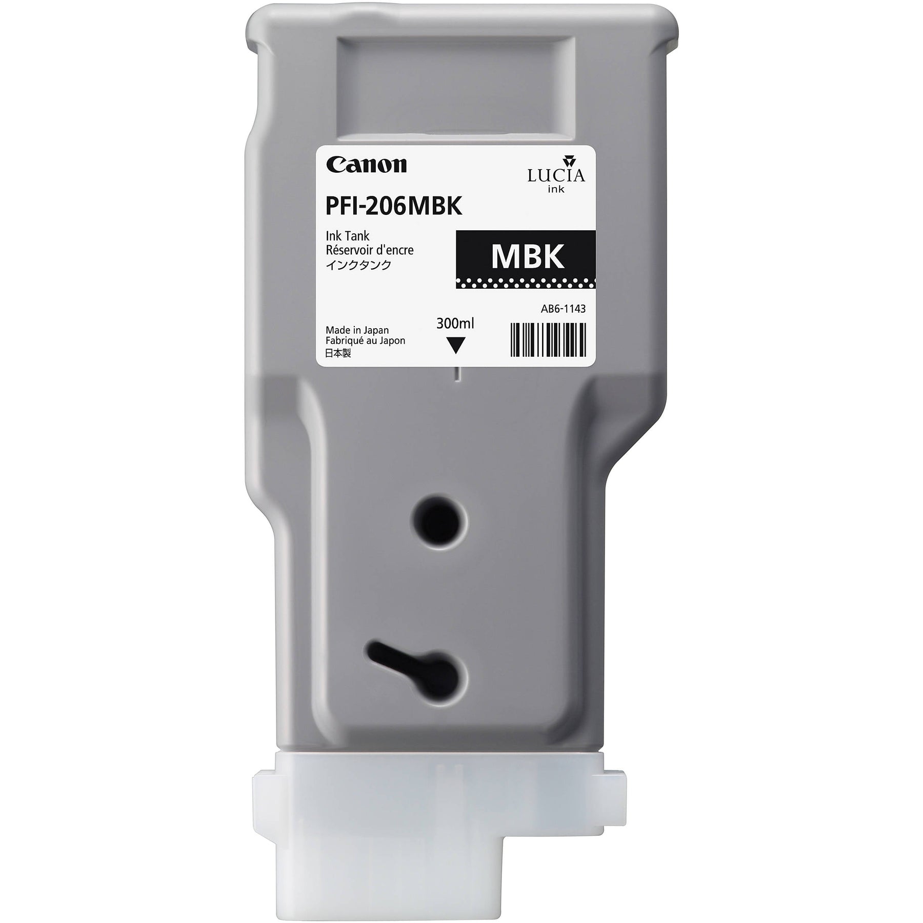 New, Pre-Owned - Canon PFI-206 300mL Matte Black Ink Cartridge