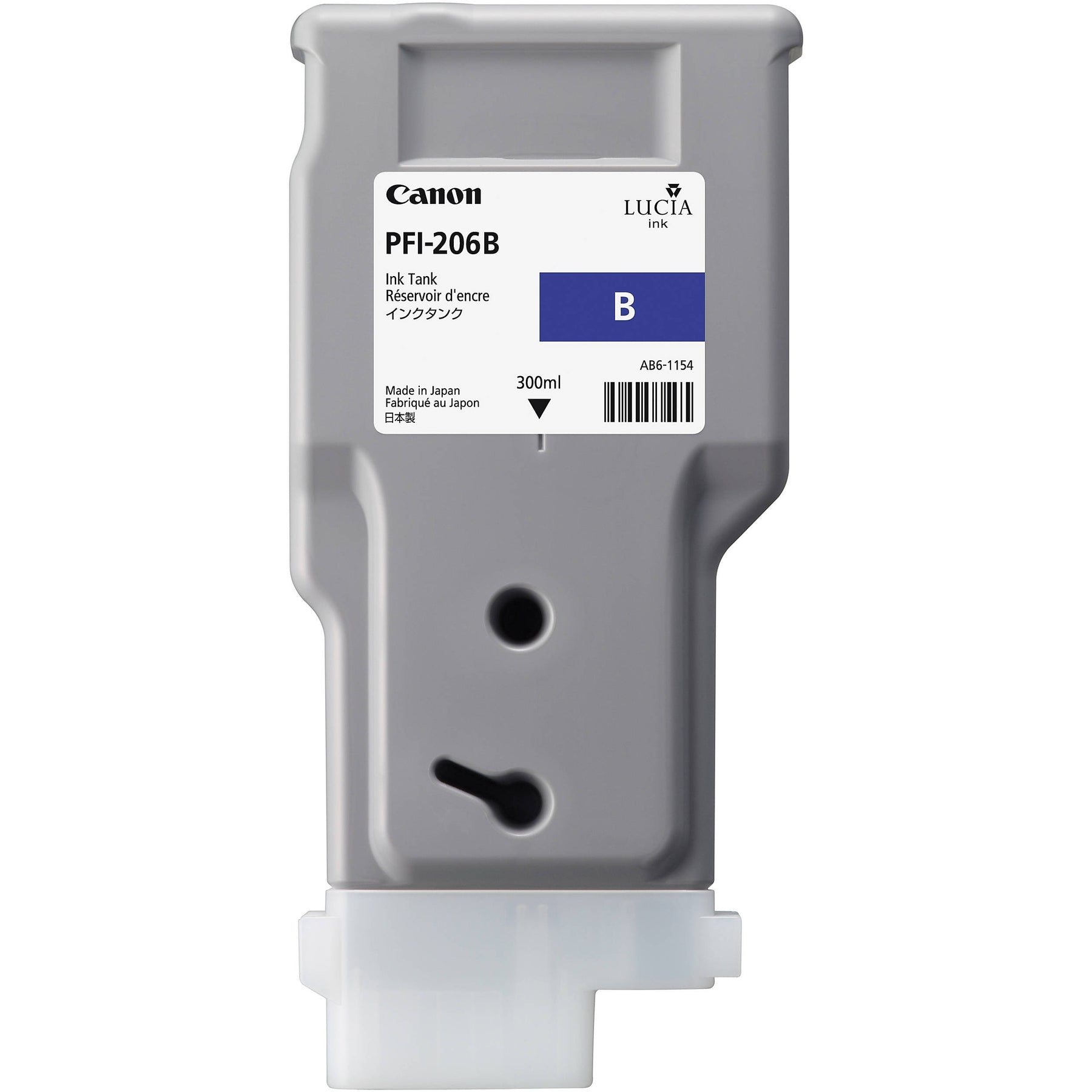 New, Pre-Owned - Canon PFI-206 300mL Blue Ink Cartridge