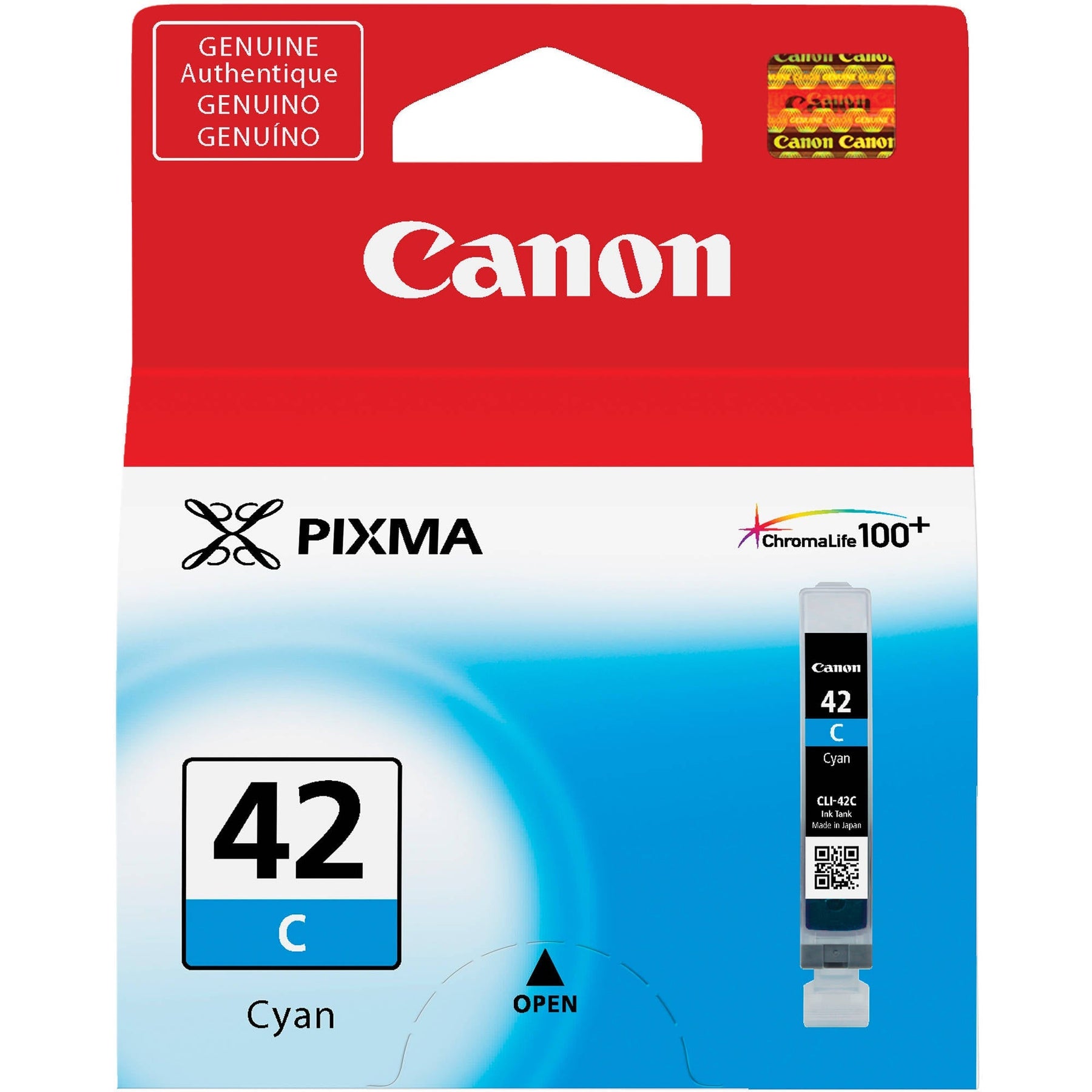 New, Pre-Owned - Canon CLI-42 Cyan Ink Tank