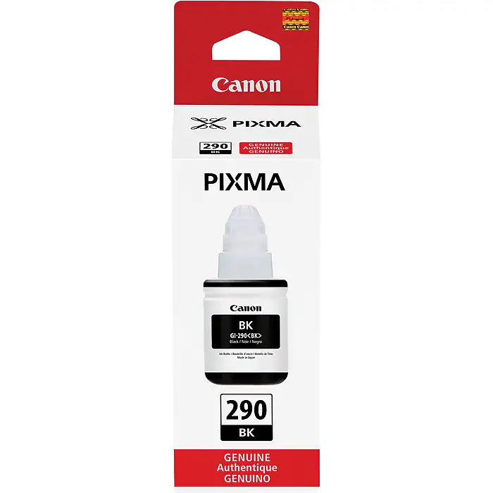 New, Pre-Owned - Canon GI-290 High Yield Black Ink Bottle, 1595C001