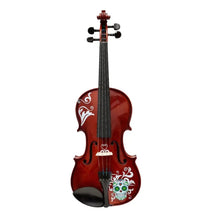 Cinco de Mayo Natural Violin Outfit | Mariachi Sugar Skull Design & Carbon Bow