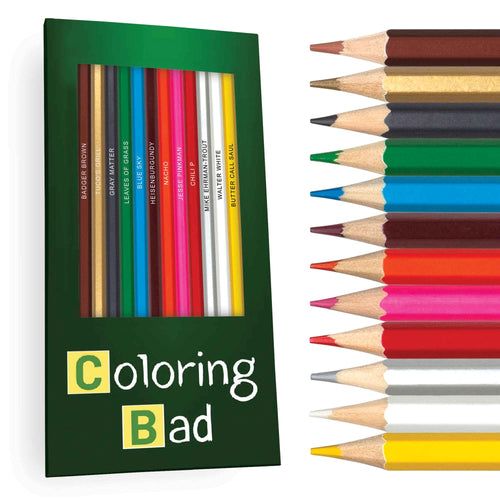 Coloring Bad Colored Pencils for Fans of Breaking Bad