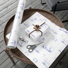 Nativity Toile Gift Wrap