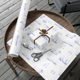 Nativity Toile Gift Wrap