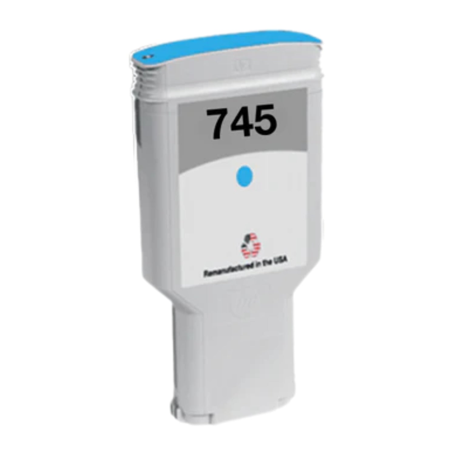 US Remanufactured for HP 745 300mL (F9K03A) Cyan Ink Cartridge, F9K03A
