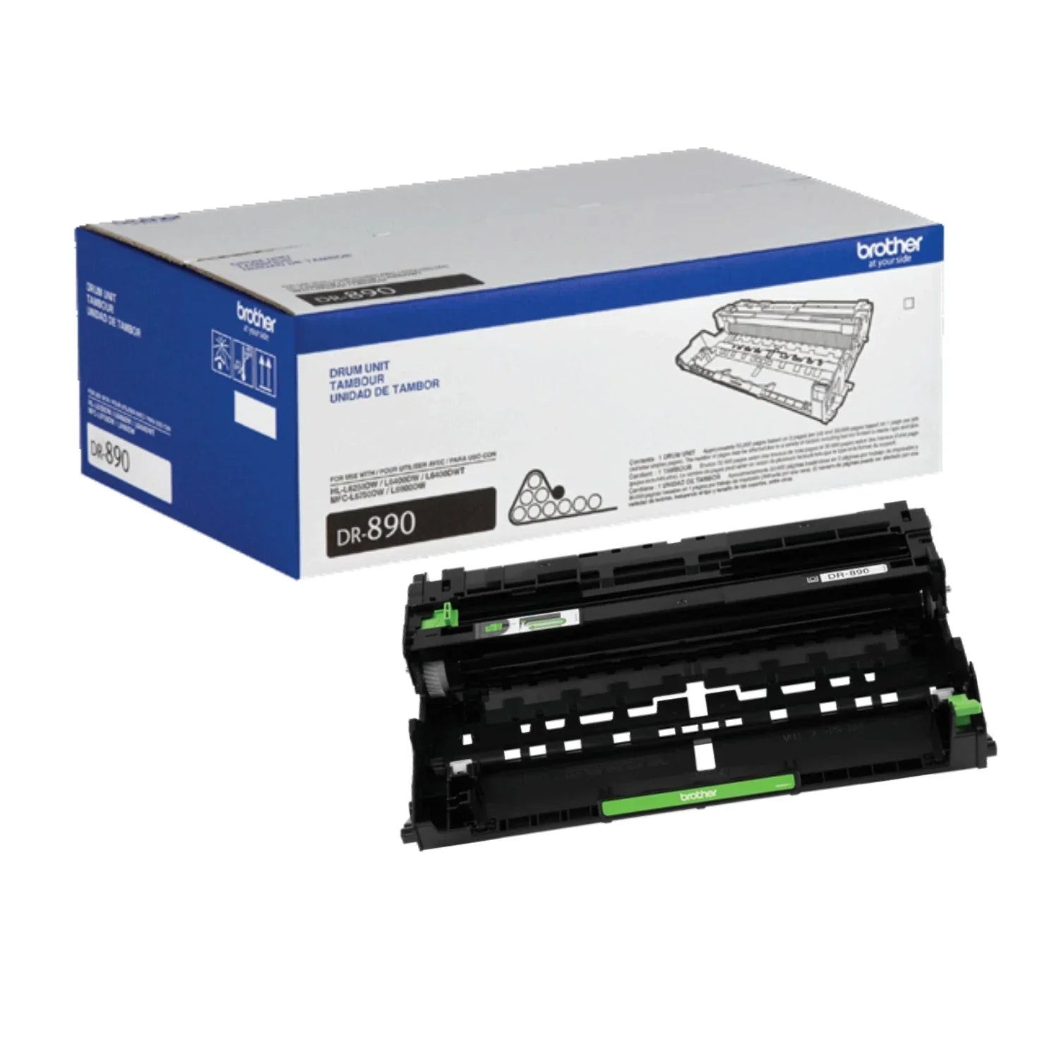 New, Pre-Owned - Brother DR-890 High Yield Black Toner Cartridge