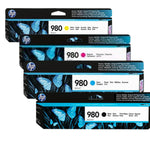 New, Pre-Owned - HP 980 Black and Color Ink Cartridge- 4 Pack
