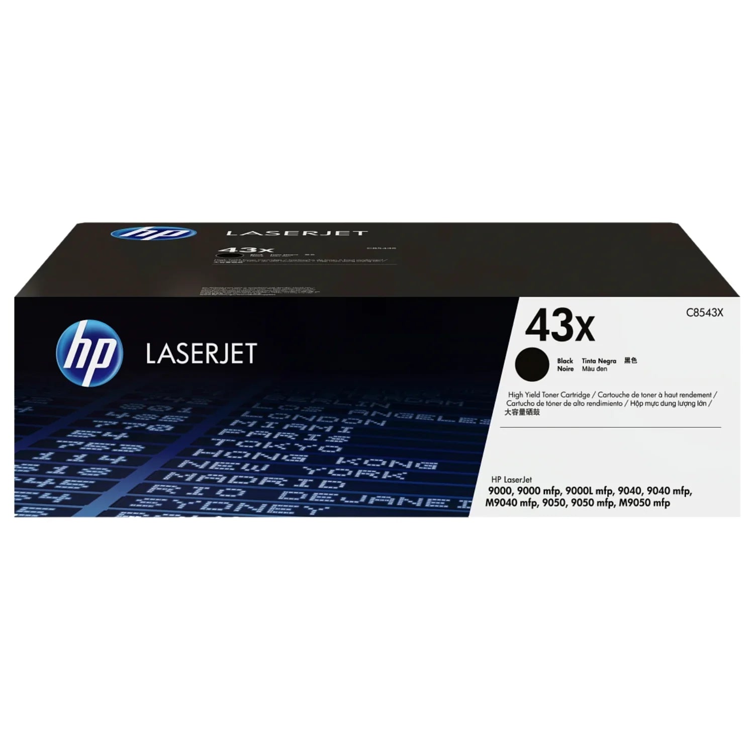 New, Pre-Owned - HP 43X Black Toner Cartridge, C8543X