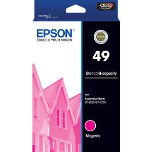 New, Pre-Owned - Epson 49 Standard Yield Magenta Ink Cartridge, C13T10E392