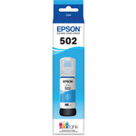New, Pre-Owned - Epson 502 Cyan Ink Bottle, T502220-S