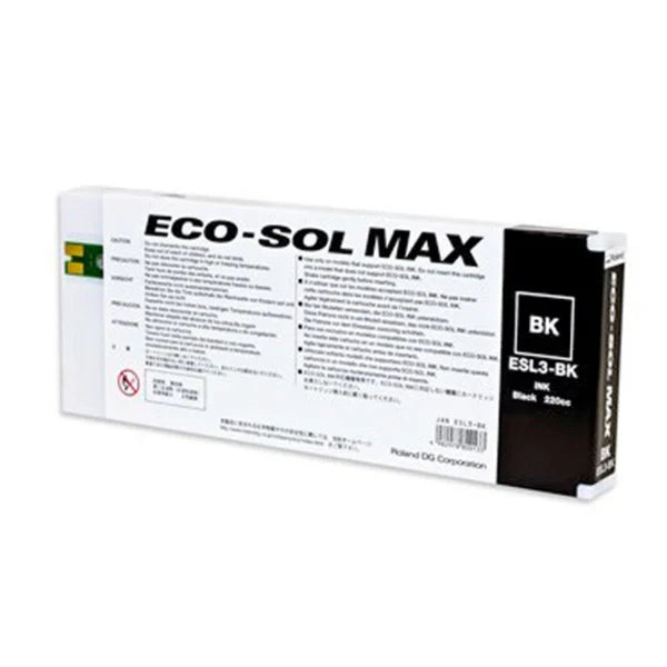 New, Pre-Owned - Roland ESL3-BK Standard Yield Black Ink Cartridge