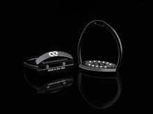 American Equus "Elite" English Stirrups Illusion Black
