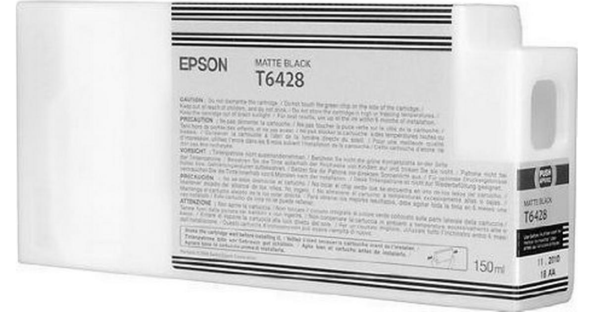 New, Pre-Owned - Epson T6428 Matte Black 150ml Ink Cartridge